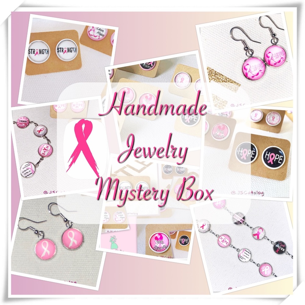 💕 BREAST CANCER AWARENESS HANDMADE JEWELRY 💕